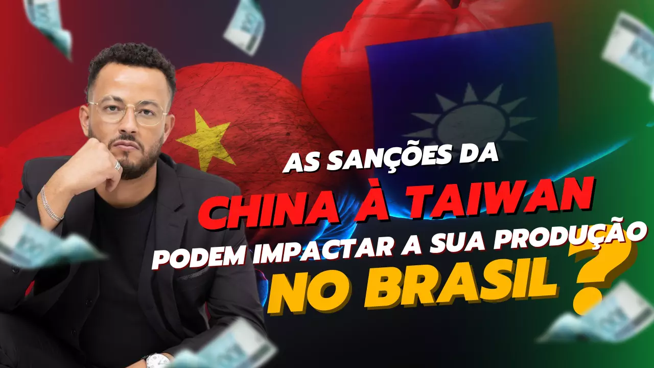 Sanções da China à Taiwan podem impactar produção industrial no Brasil